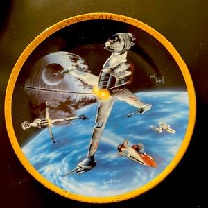 Hamilton collection plate, Star Wars Edition “B-Wing Fighter”